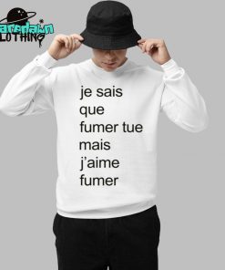 Adele Castillon Je Sais Que Fumer Tue Mais Jaime Fumer Premium Shirt