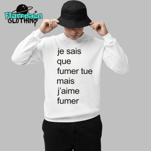 Adele Castillon Je Sais Que Fumer Tue Mais J’aime Fumer Premium Shirt