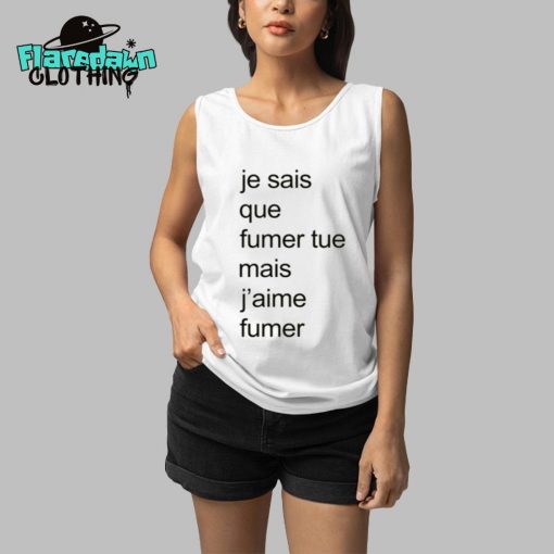 Adele Castillon Je Sais Que Fumer Tue Mais J’aime Fumer Premium Shirt