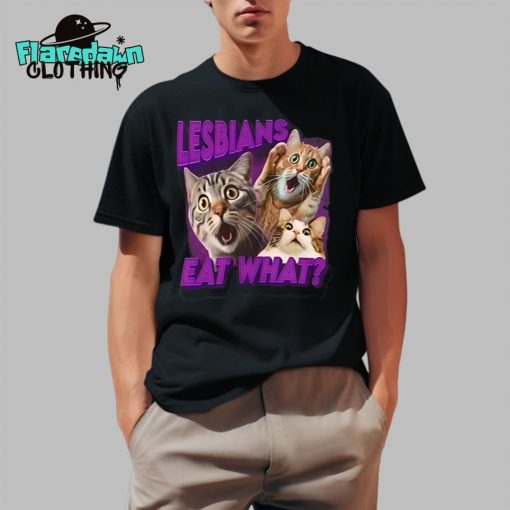 Cat Lesbians Eat What Premium Shirt