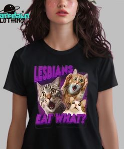 Cat Lesbians Eat What Premium Shirt