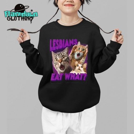 Cat Lesbians Eat What Premium Shirt