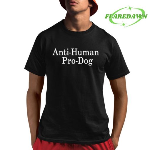 Dave Portnoy Wearing Anti Human Pro Dog Premium Shirt