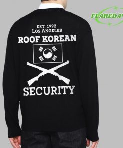 EST 1992 Los Angeles Roof Korean Security Premium Shirt