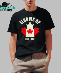 Proud Canadian Strong Elbows Up Canada Est 1867 Premium Shirt