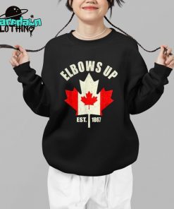 Proud Canadian Strong Elbows Up Canada Est 1867 Premium Shirt