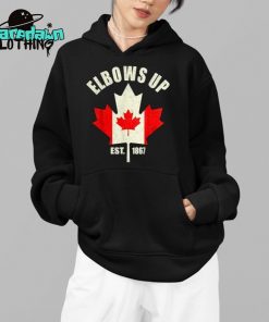 Proud Canadian Strong Elbows Up Canada Est 1867 Premium Shirt