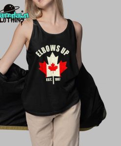 Proud Canadian Strong Elbows Up Canada Est 1867 Premium Shirt