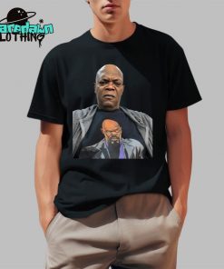 Samuel L Jackson Wearing A Shirt Of Himself Premium Shirt