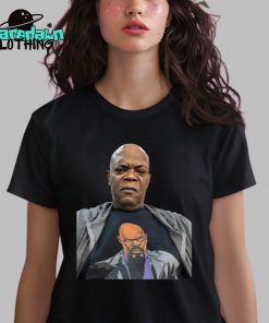 Samuel L. Jackson Wearing A Shirt Of Himself Premium Shirt