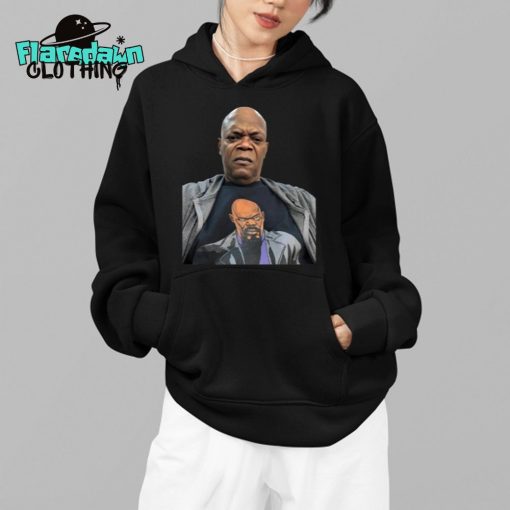 Samuel L. Jackson Wearing A Shirt Of Himself Premium Shirt