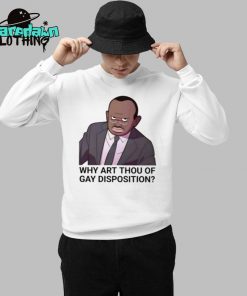 Simon Kaggwa Njala Wearing Why Art Thou Of Gay Disposition Premium Shirt