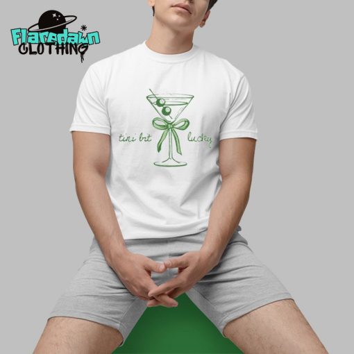 St. Patrick’s Day Tini Bit Lucky Martini Premium Shirt