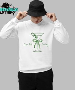 St Patricks Day Tini Bit Lucky Martini Premium Shirt