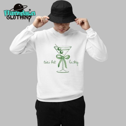 St. Patrick’s Day Tini Bit Lucky Martini Premium Shirt