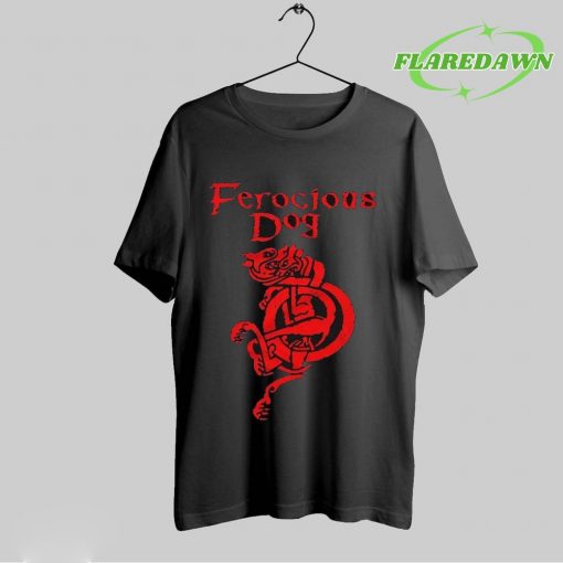 Top Ferocious Dog Stenci Premium Shirt