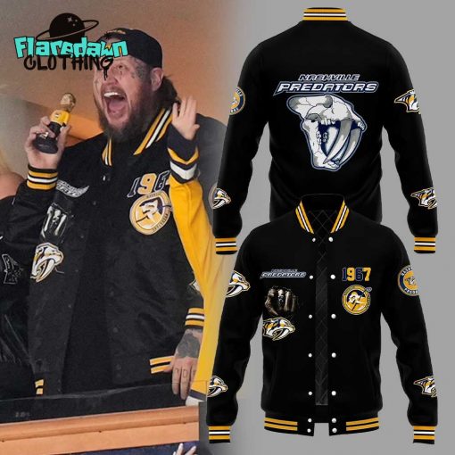 Nashville Predators x Jelly Roll 2025 Baseball Jacket