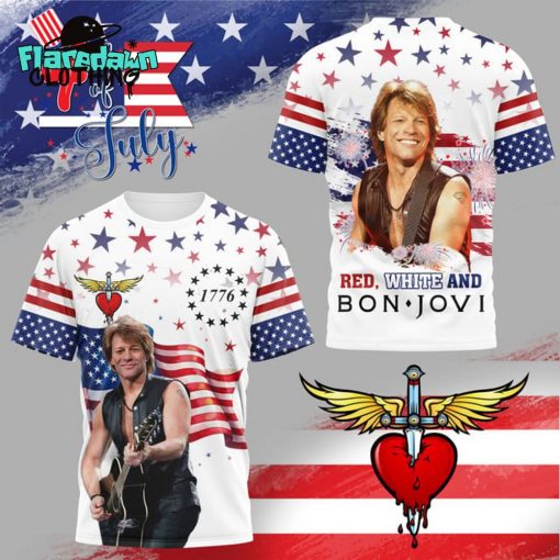 Bon Jovi Happy 4th of July 2025 Shirt