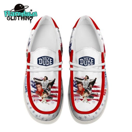 Elvis Presley 4th of July 2025 Limited Edition Loafer Shoes
