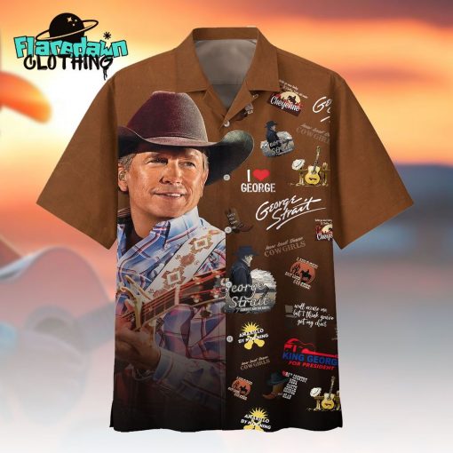George Strait How ‘Bout Them Cowgirls Hawaiian Shirt