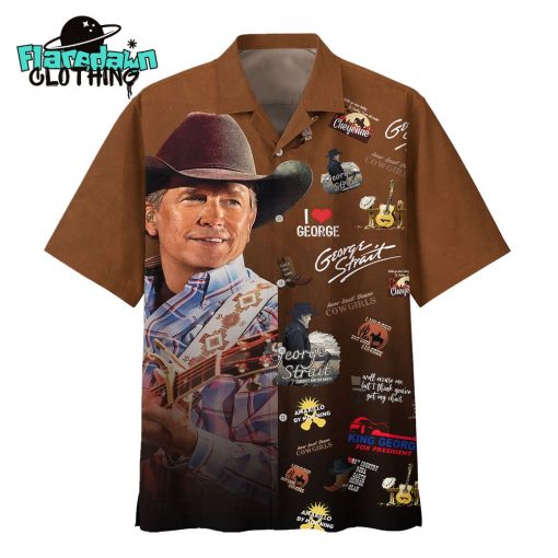 George Strait How ‘Bout Them Cowgirls Hawaiian Shirt