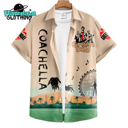 Green Day Coachella 2025 Special Hawaiian Shirt