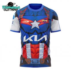 Hurricanes Rugby Union x Captain America Shirt 2025