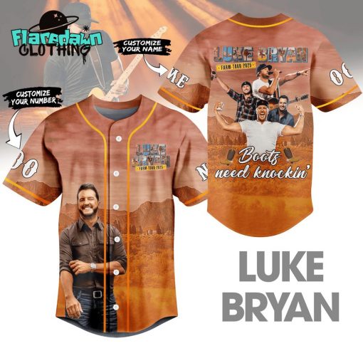Luke Bryan Farm Tour 2025 Baseball Jersey