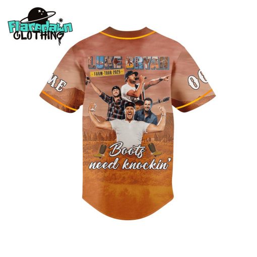 Luke Bryan Farm Tour 2025 Baseball Jersey