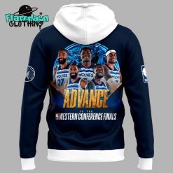 Minnesota Timberwolves NBA 2025 Playoffs Wolves Back Hoodie Set