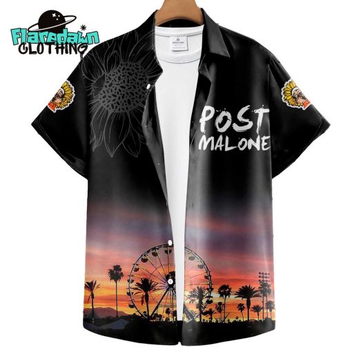 Post Malone Coachella 2025 Premium Hawaiian Shirt