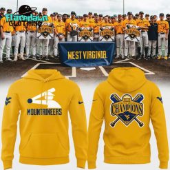 West Virginia Mountaineers Big 12 Regular Season Title Champions Baseball Hoodie