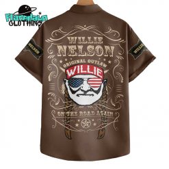 Willie Nelson On The Road Again Premium Hawaiian Shirt