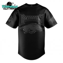 Arkansas Razorbacks Back in Black Premium Baseball Jersey