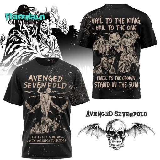 Avenged Sevenfold Latin America Tour 2025 Special Shirt