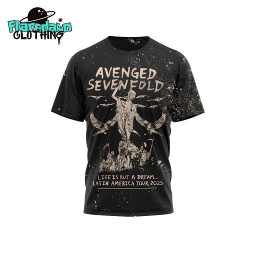 Avenged Sevenfold Latin America Tour 2025 Special Shirt
