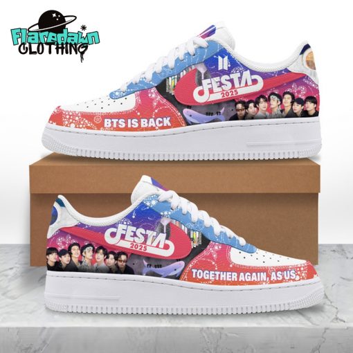 BTS Festa 2025 We Are Back Air Force 1 Sneakers
