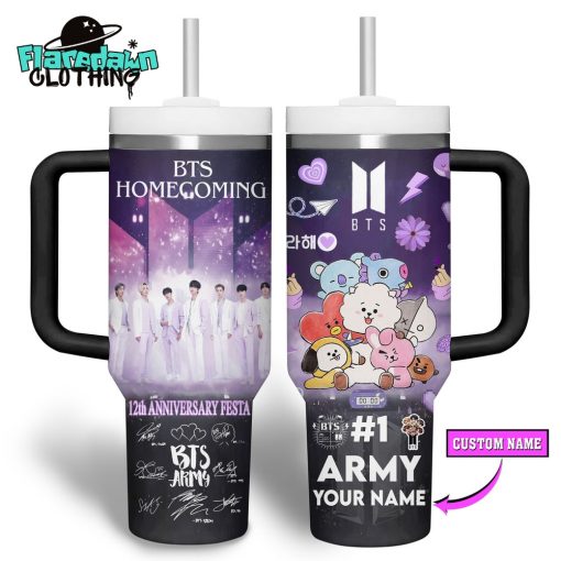 BTS Homecoming 12th Anniversary Festa Gift For Fan Stanley Tumbler