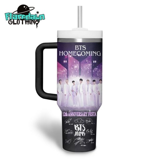 BTS Homecoming 12th Anniversary Festa Gift For Fan Stanley Tumbler