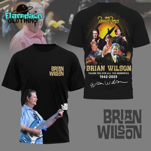 Brian Wilson The Beach Boys Thank You For All The Memories 2025 Shirt