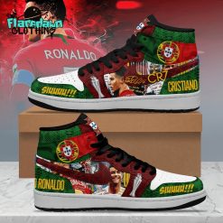Cristiano Ronaldo 2025 UEFA Nations League Champions Special Air Jordan 1 Sneakers