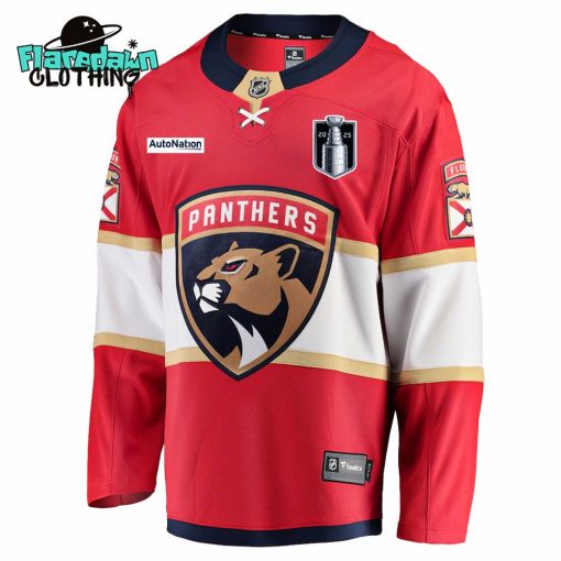 Florida Panthers 2025 Back-to-Back Stanley Cup Champions Hockey Jersey
