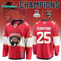 Florida Panthers 2025 Stanley Cup Champions Hockey Jersey