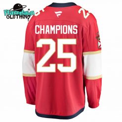 Florida Panthers 2025 Stanley Cup Champions Hockey Jersey