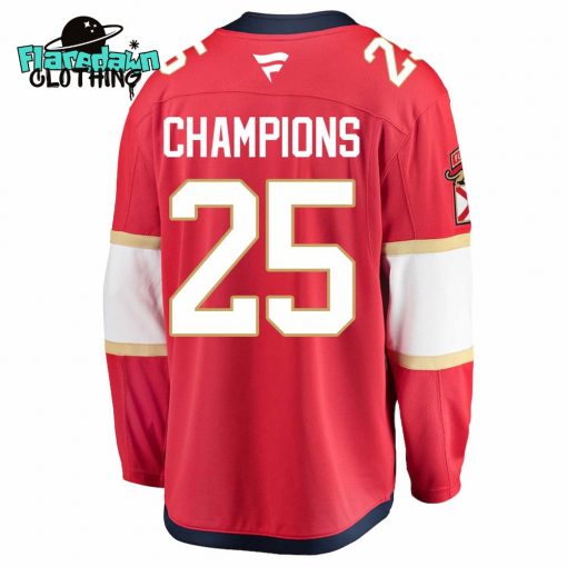 Florida Panthers 2025 Stanley Cup Champions Hockey Jersey