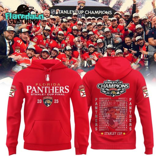 Florida Panthers 2025 Stanley Cup Champions Hoodie