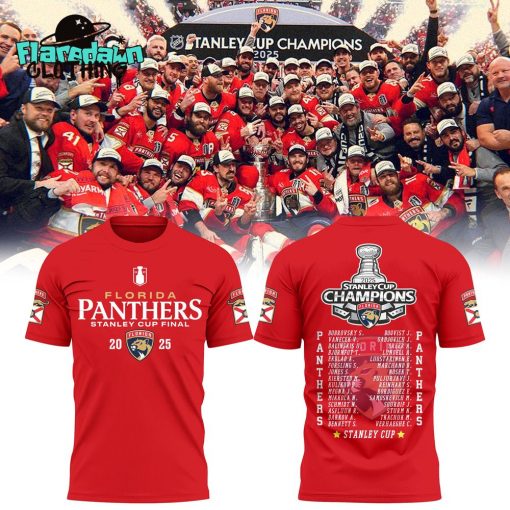 Florida Panthers 2025 Stanley Cup Champions Shirt