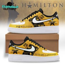 Hamilton 10 Years Anniversary Rise Up Limited Air Force 1 Sneakers