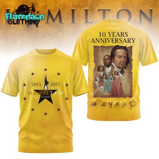 Hamilton 10th Anniversary “Hamilten” Special Shirt