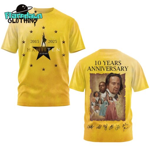 Hamilton 10th Anniversary “Hamilten” Special Shirt